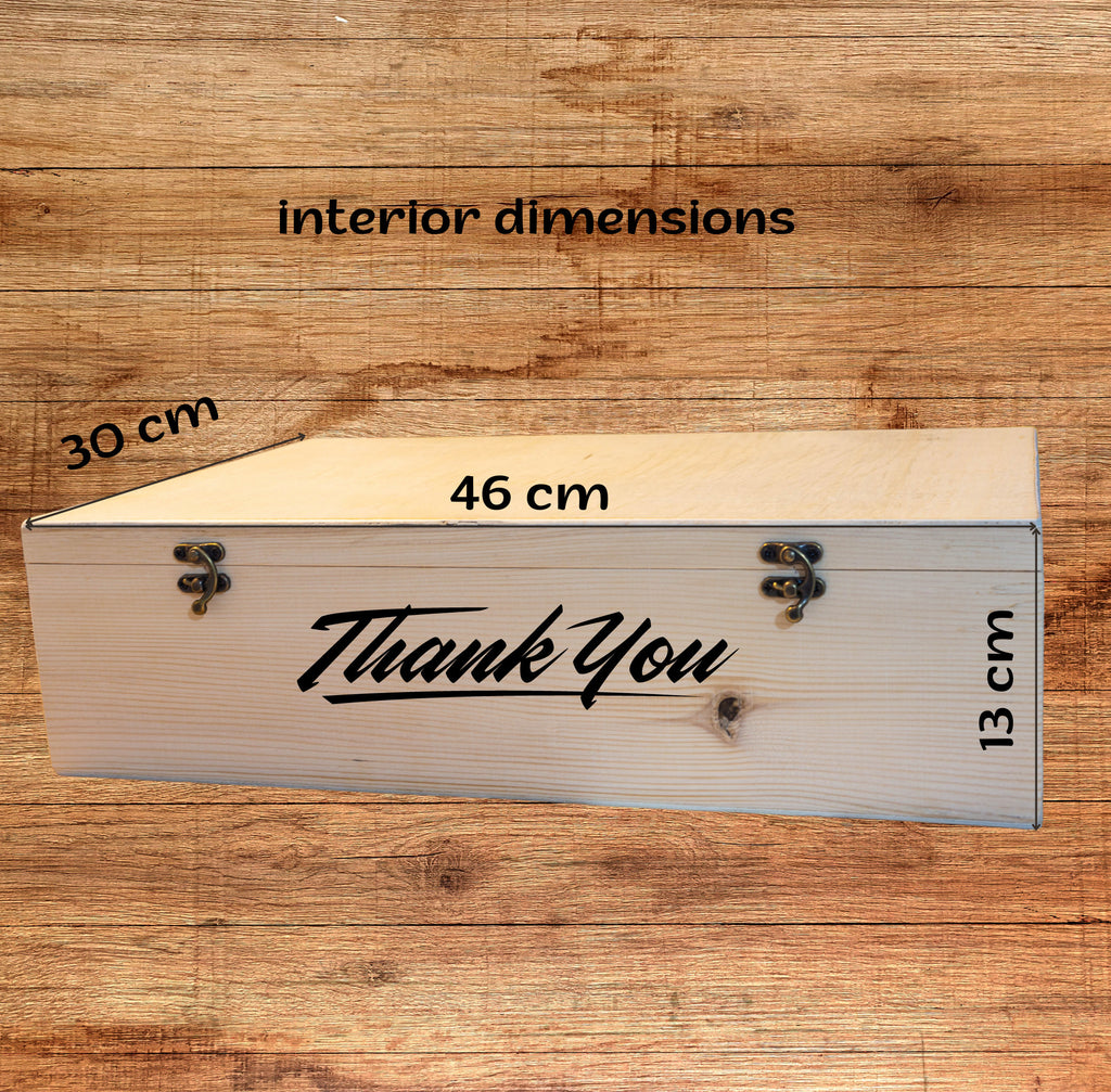 Cutie de lemn personalizabila (46x30x13 cm)